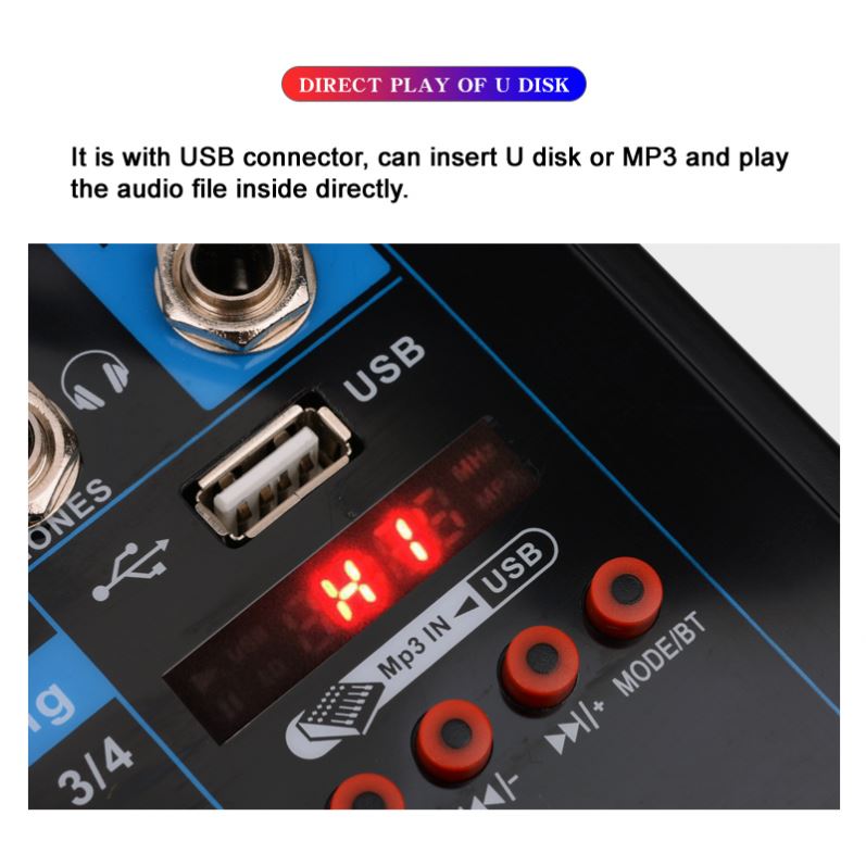 Mejor Calidad Analógica USB Digital Audio 4 canal