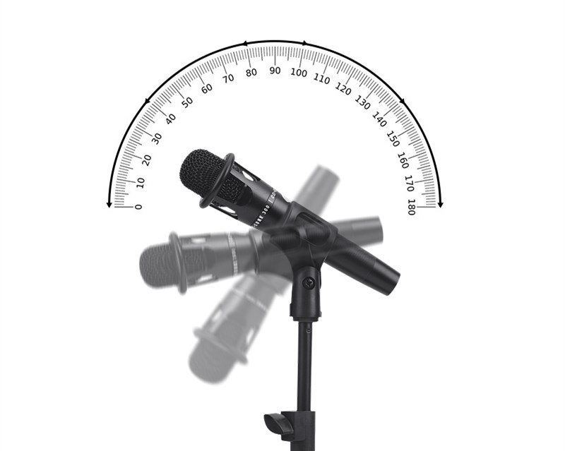 Micrófono de escritorio soporte trípode micrófono de soporte de micrófono ajustable